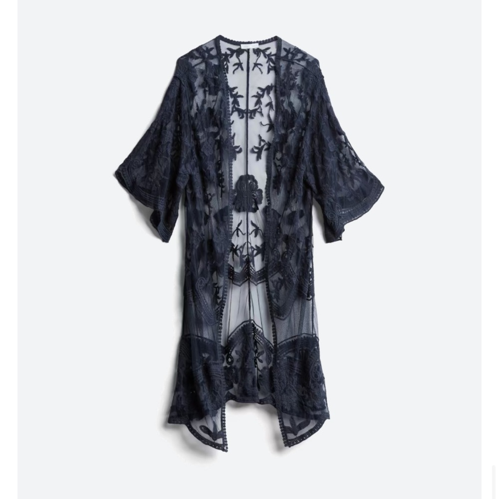 Lace swimsuit coverup or sweater